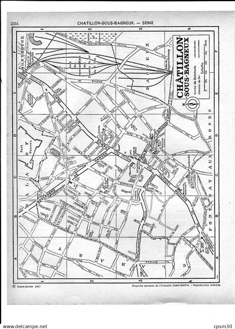 ANNUAIRE - 92 - Département Hauts-de-Seine CHATILLON S.B Années 1904+1907+1914+1929+1938+1947+1954+1972 édition D-Bottin - Telephone Directories