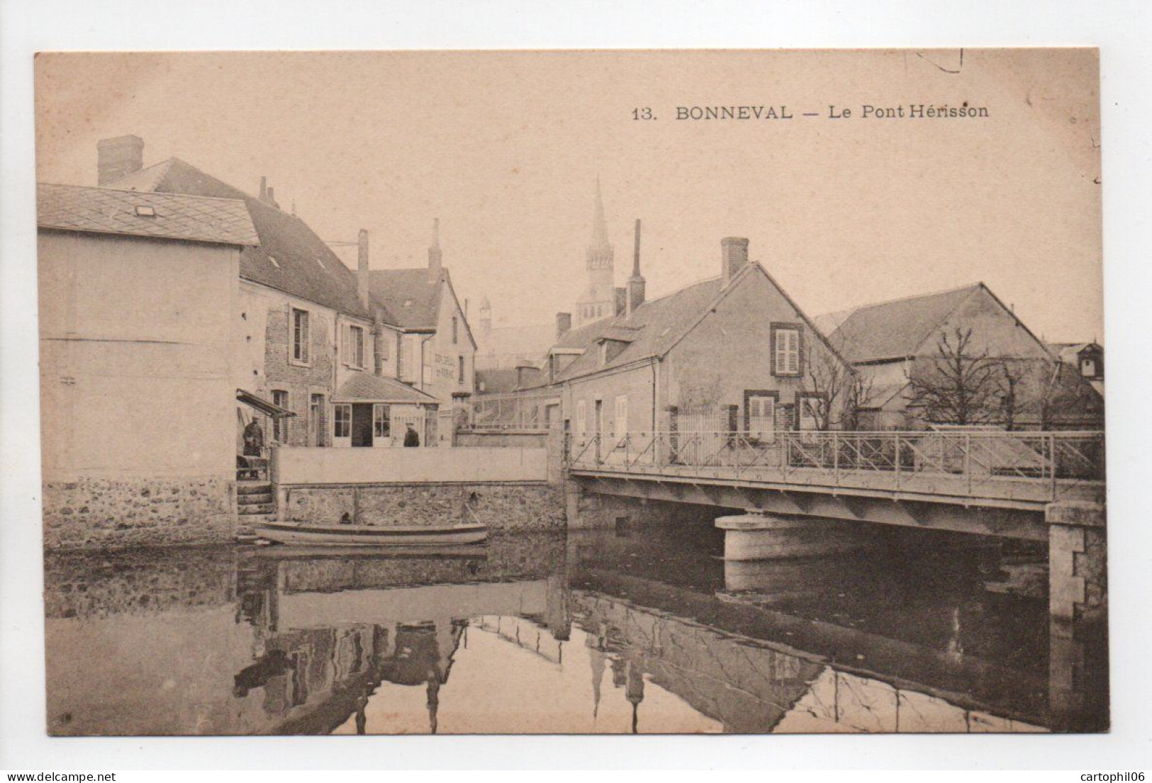 - CPA BONNEVAL (28) - Le Pont Hérisson - - Bonneval