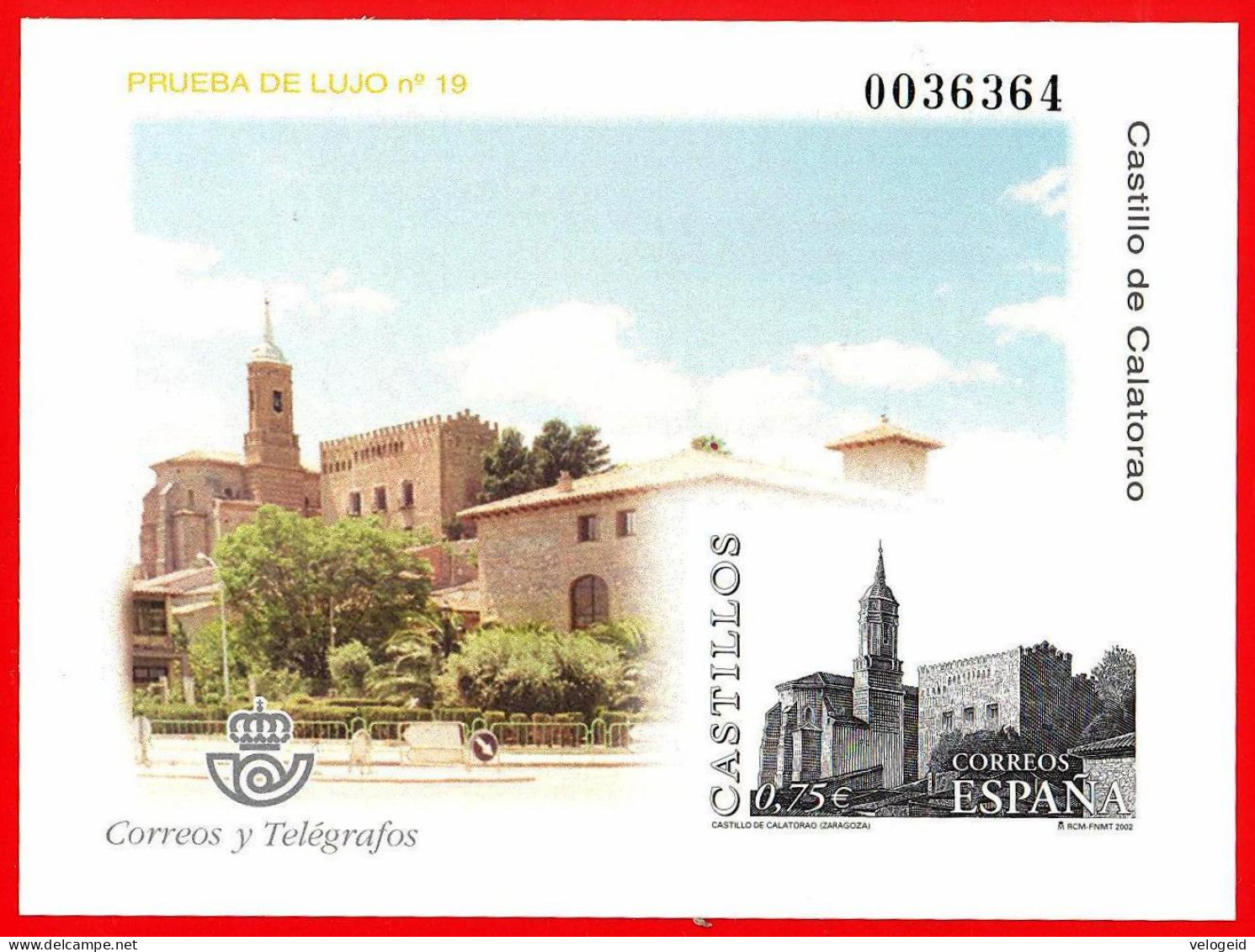 España. Spain. 2002. PO. Castillo De Calatorao. - Blocs & Hojas