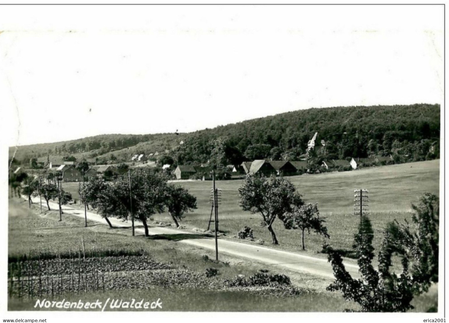 Waldeck. Le Village De Waldeck Vu Depuis Nordenbeck. - Waldeck