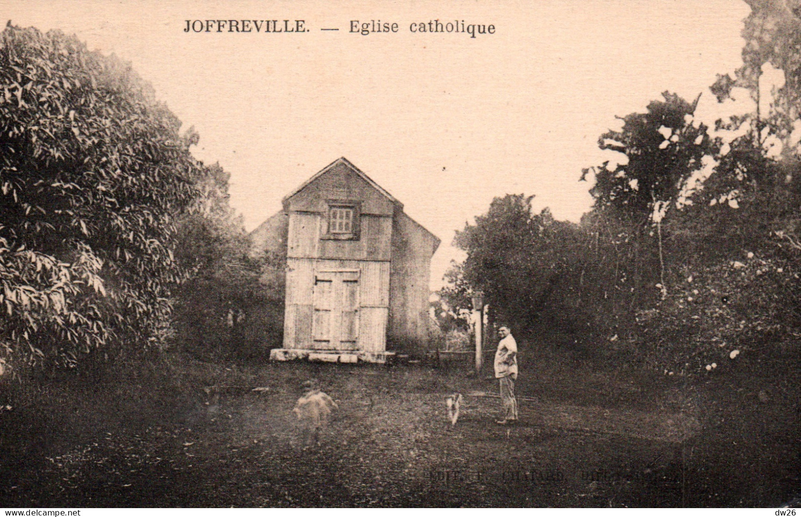 Madagascar - Joffreville, Eglise Catholique - Carte Animée, Non Circulée - Madagascar