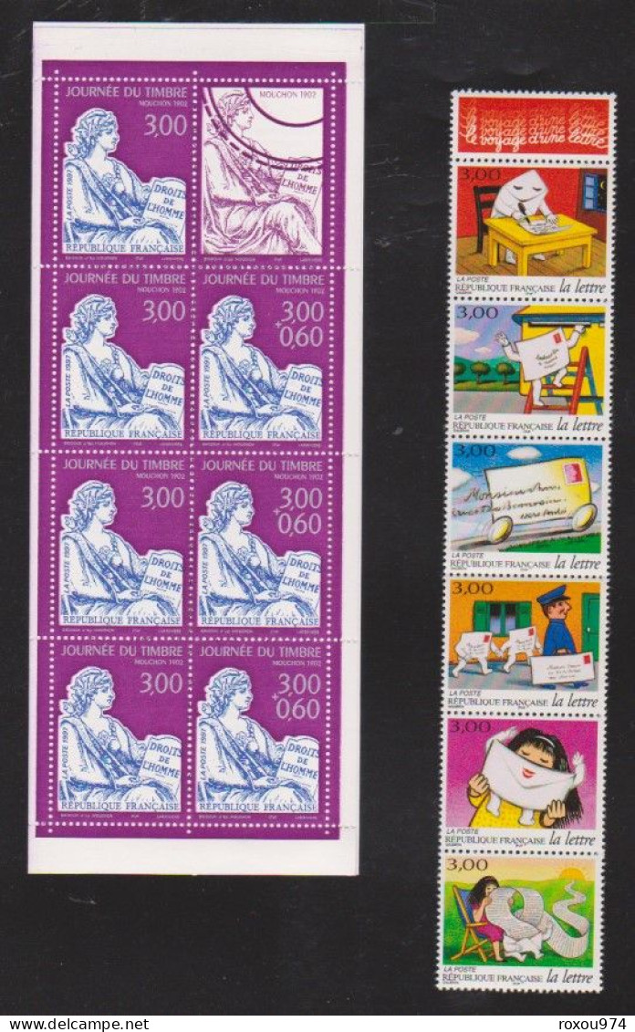 ANNEE  1997  COMPLETE  TIMBRES SEULS + Les CARNETS     SCAN - 1990-1999