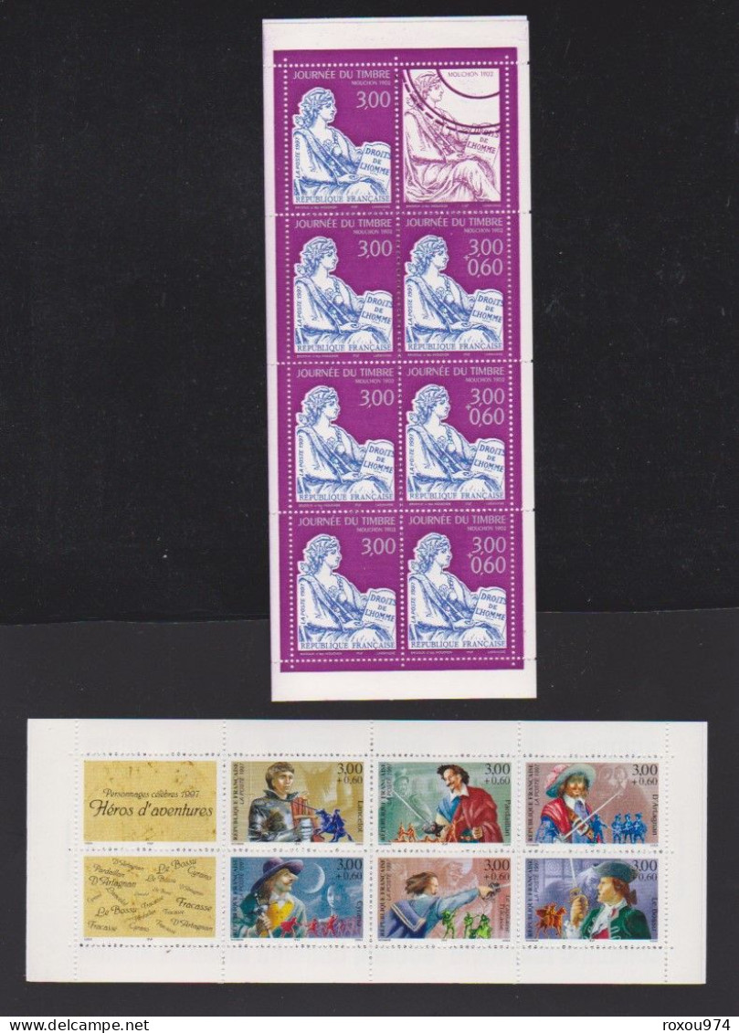 ANNEE  1997  COMPLETE  TIMBRES SEULS + les CARNETS     SCAN