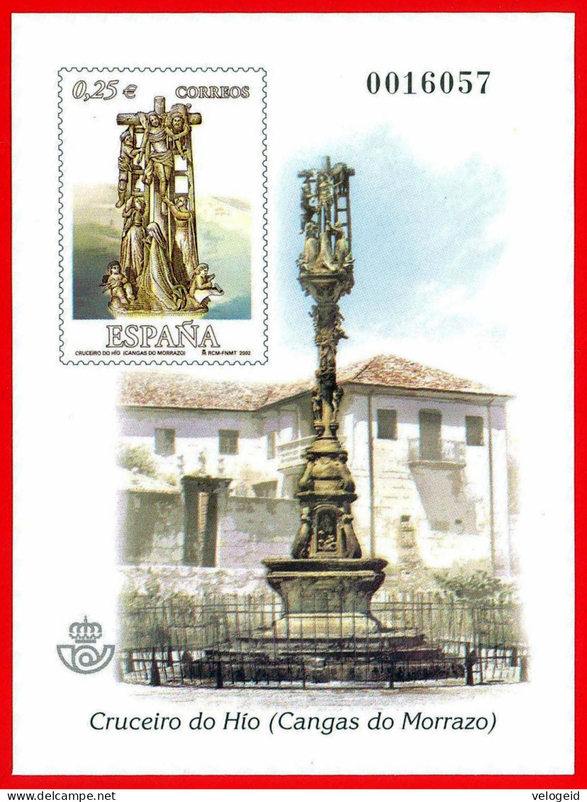 España. Spain. 2002. PO. Arte Español. Cruceiro Do Hio. Cangas Do Morrazo. Pontevedra - Blocs & Hojas