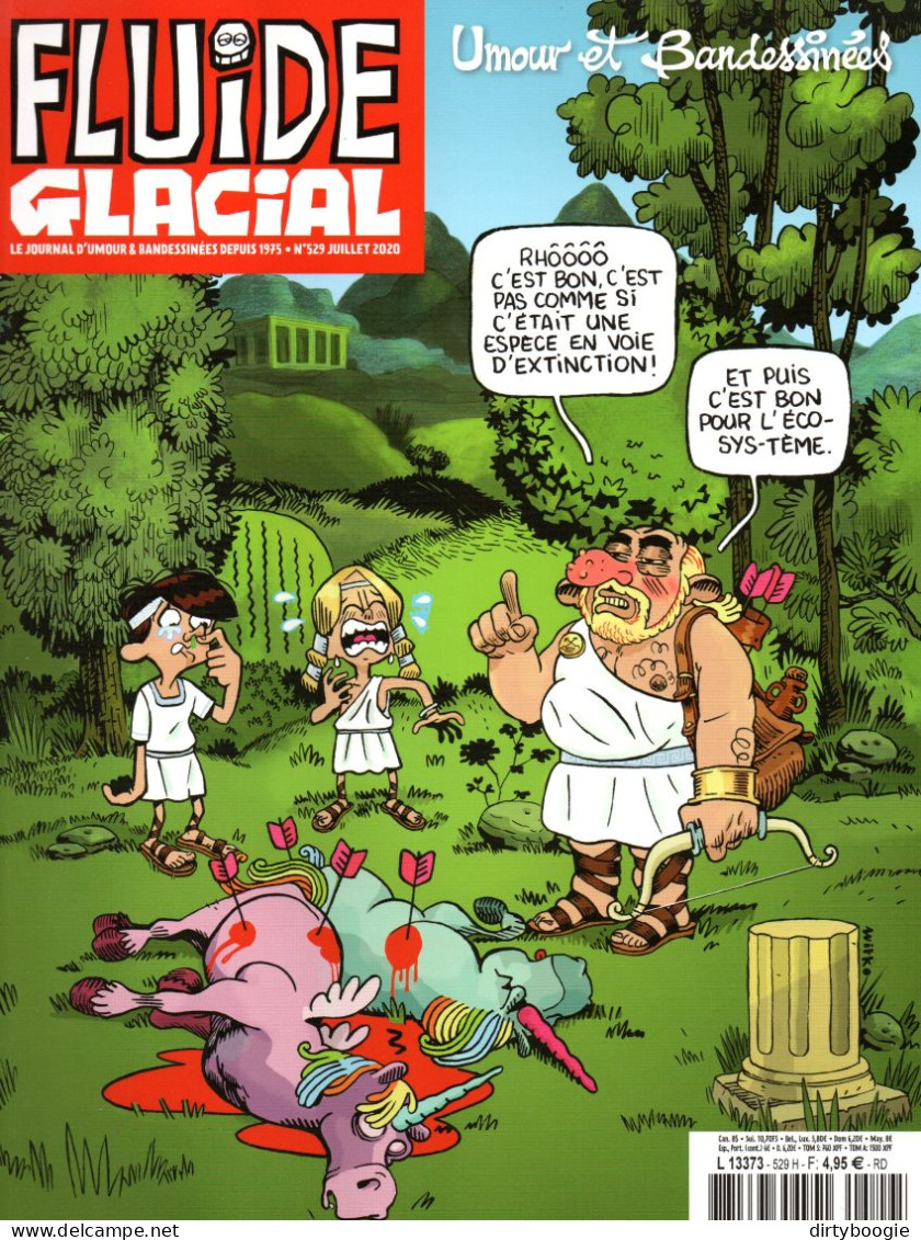 Fluide Glacial N° 529 - Juillet 2020 - Diego Aranega - Mo/CDM - Hugot - Reuzé - Fluide Glacial