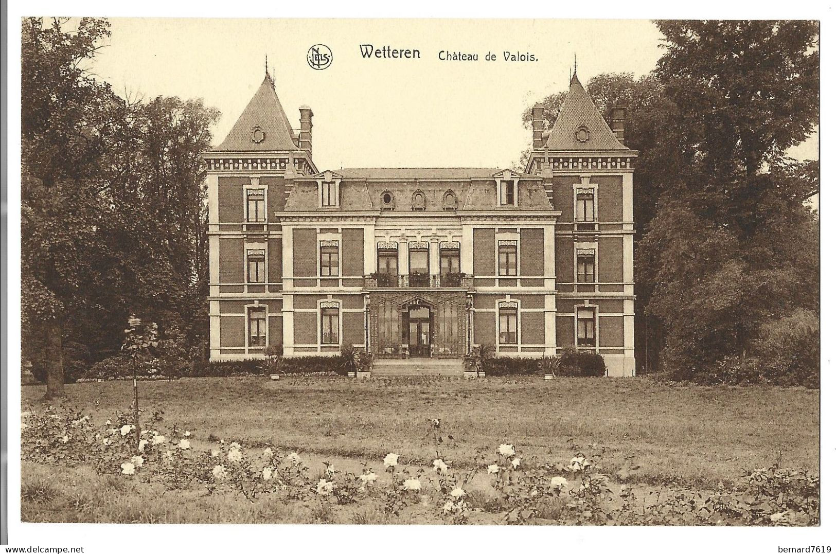 Belgique  -   Wetteren  - Chateau  De Valois - Mr Et Mme  Henri  Hibbrecht - Wetteren