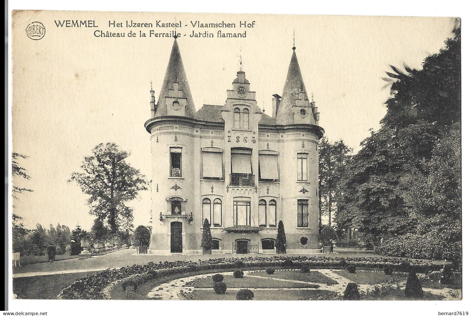 Belgique  -   Wemmel  -  Chateau  De La Ferraille -  Jardin Flamand - Wemmel