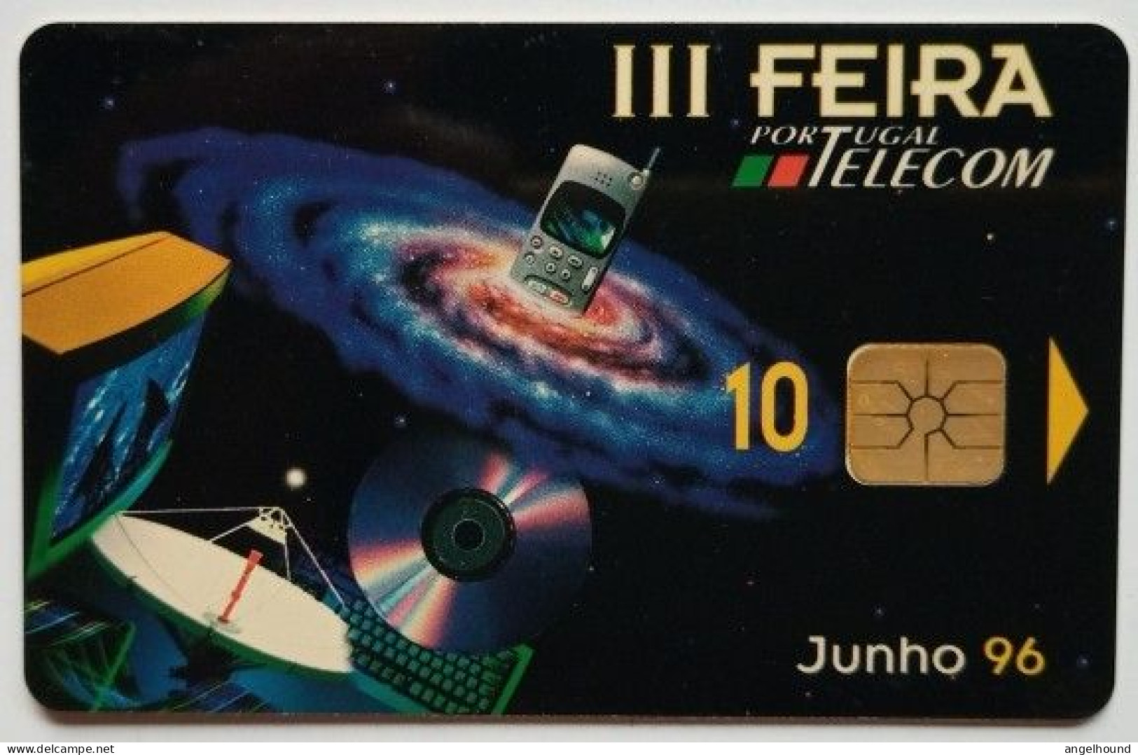 Portugal 10 Unit Chip Card - III Feira Portugal Telecom - Portugal