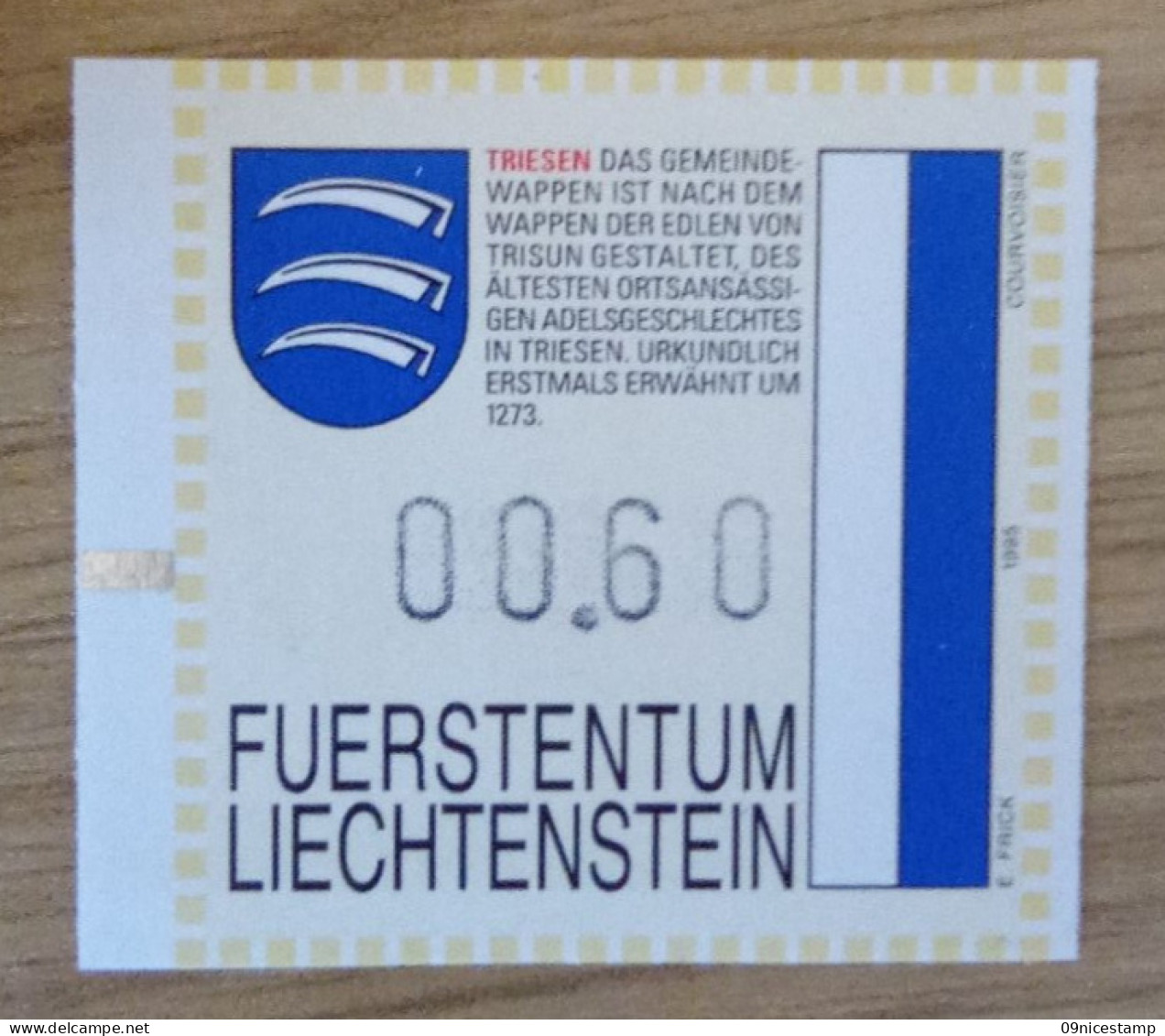 Liechtenstein, Slotmachine - Timbres De Distributeurs [ATM]