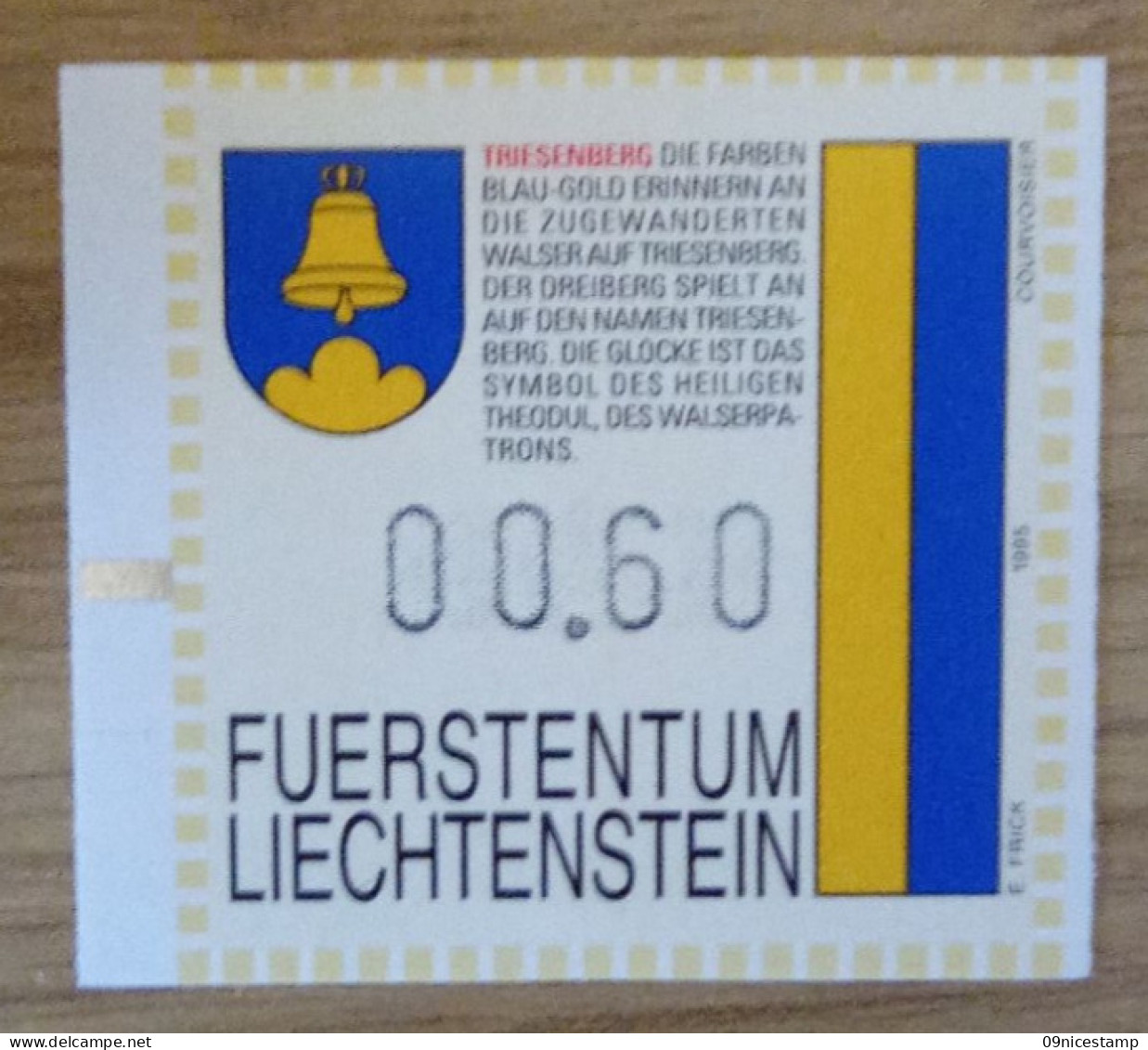 Liechtenstein, Slotmachine - Automaatzegels [ATM]