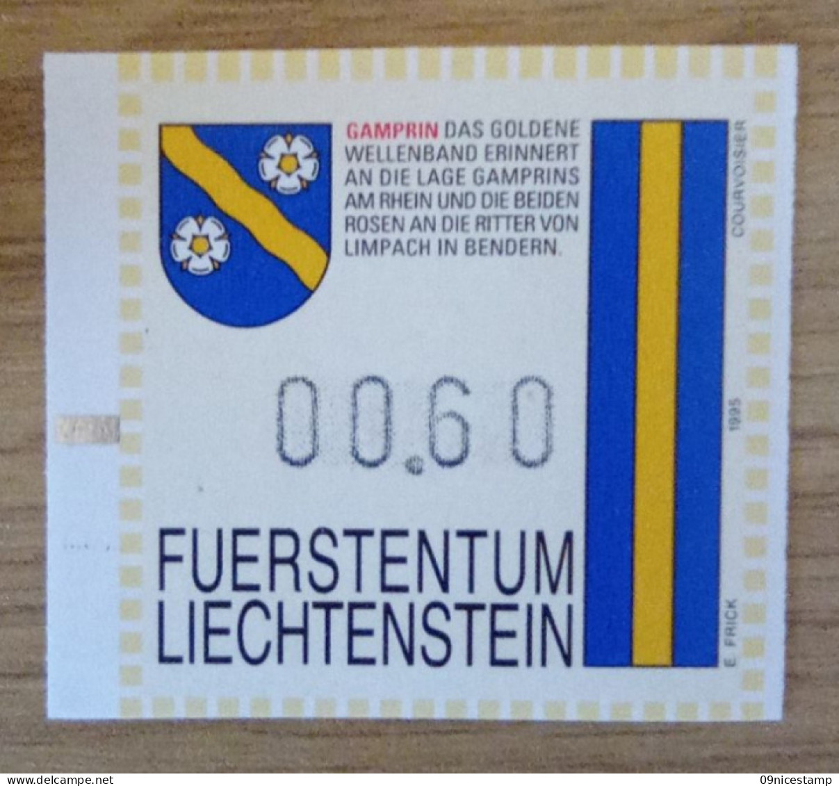 Liechtenstein, Slotmachine - Machine Labels [ATM]