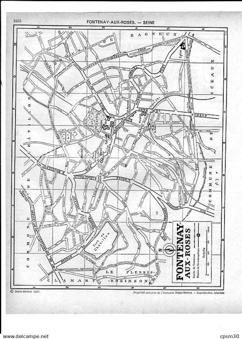 ANNUAIRE - 92 - Département Hauts-de-Seine FONTENAY Aux Roses, An1905+1912+1913+1921+1932+1940+1947+1969 édit D-Bottin - Elenchi Telefonici