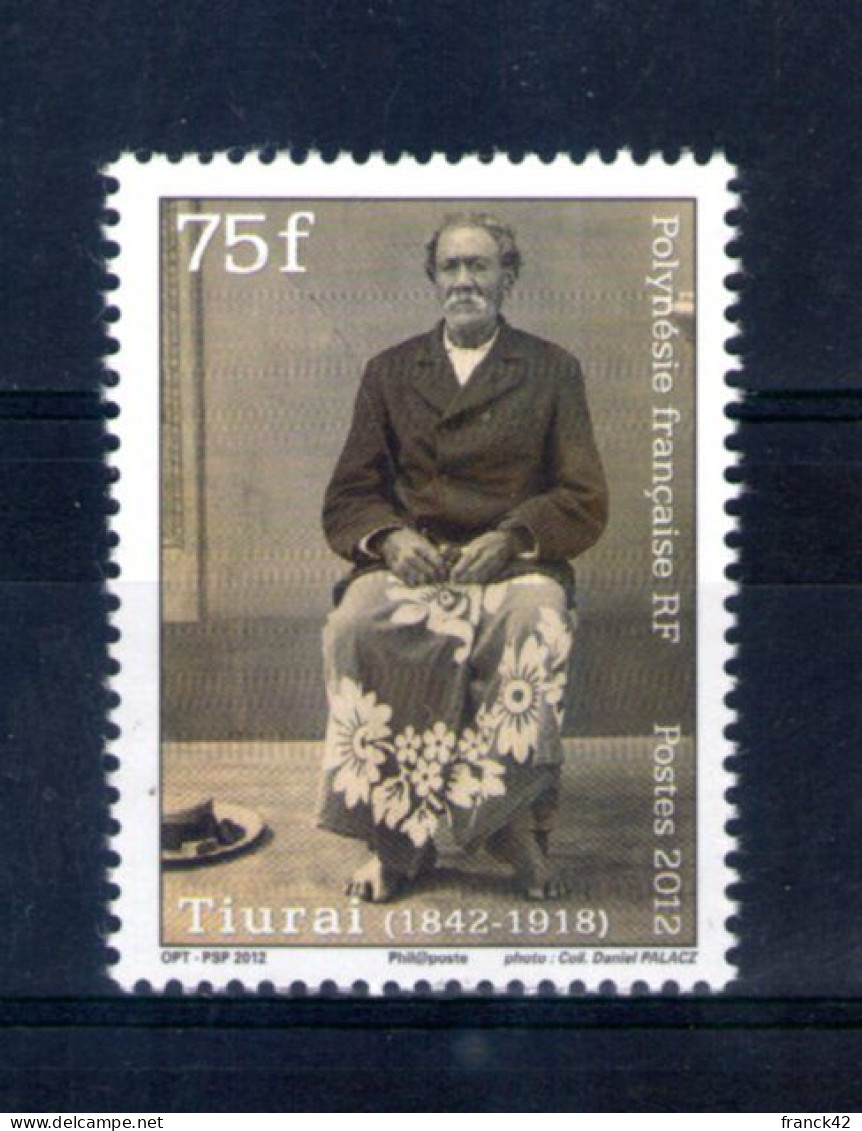 Polynésie Française. Tiurai, Guérisseur Tahitien. 2012 - Unused Stamps