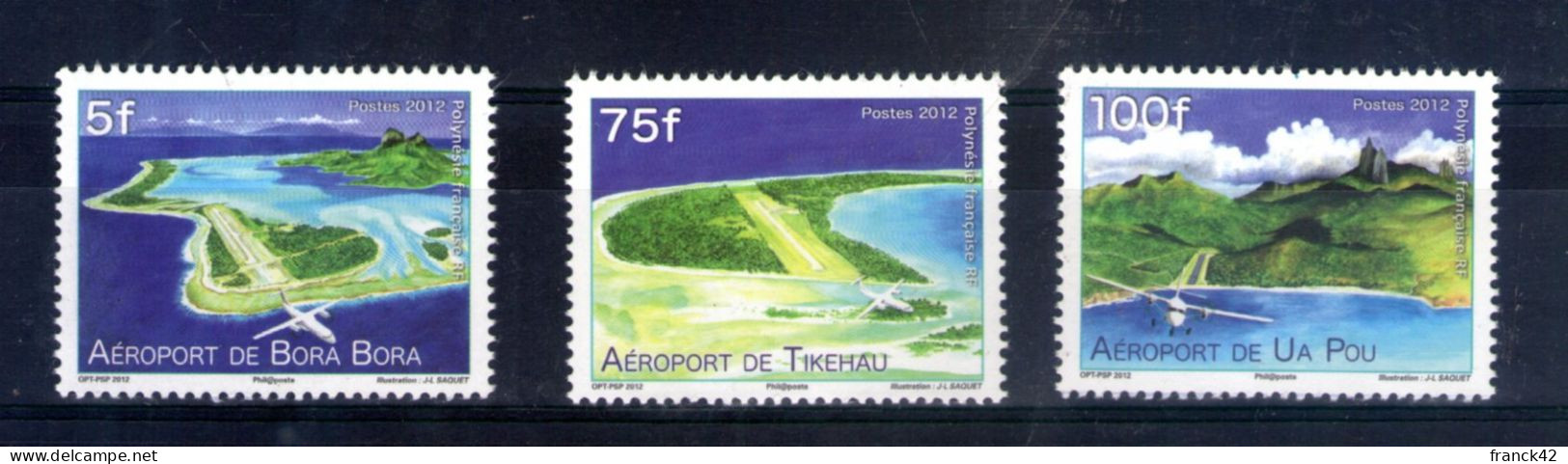 Polynésie Française. Aéroports Des Iles. 2012 - Neufs