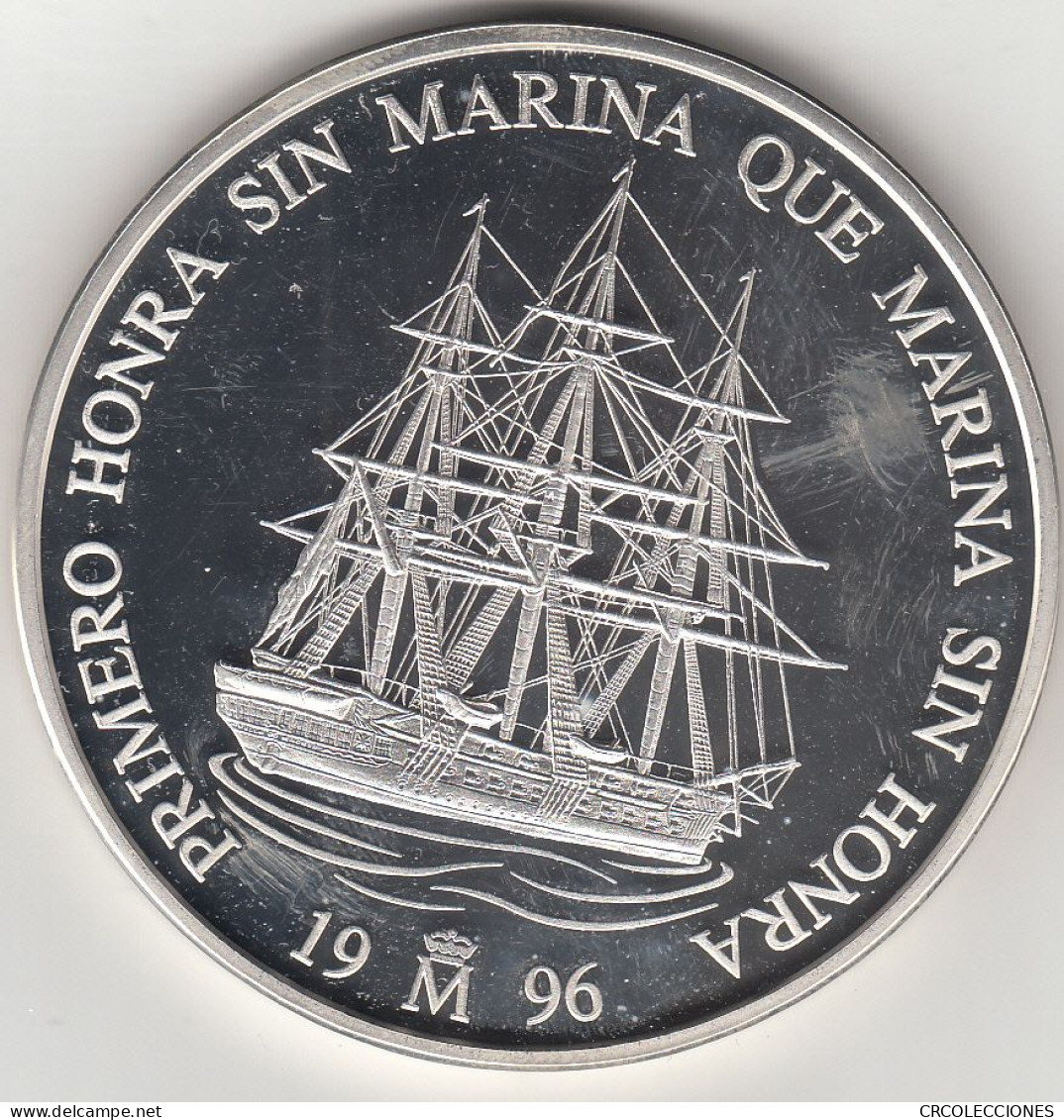 CREXP372 MONEDA ESPAÑA 25 ECUS 1996 PLATA 190 GRAMOS - Otros & Sin Clasificación