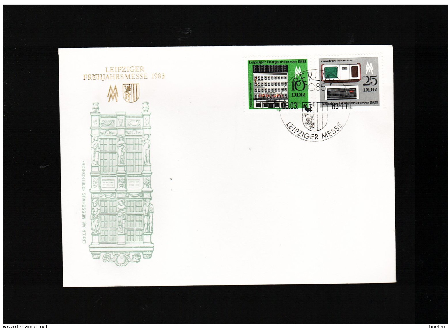 DDR -  1983 FDC LEIPZIGER FRUHJARTMESSE - 1981-1990