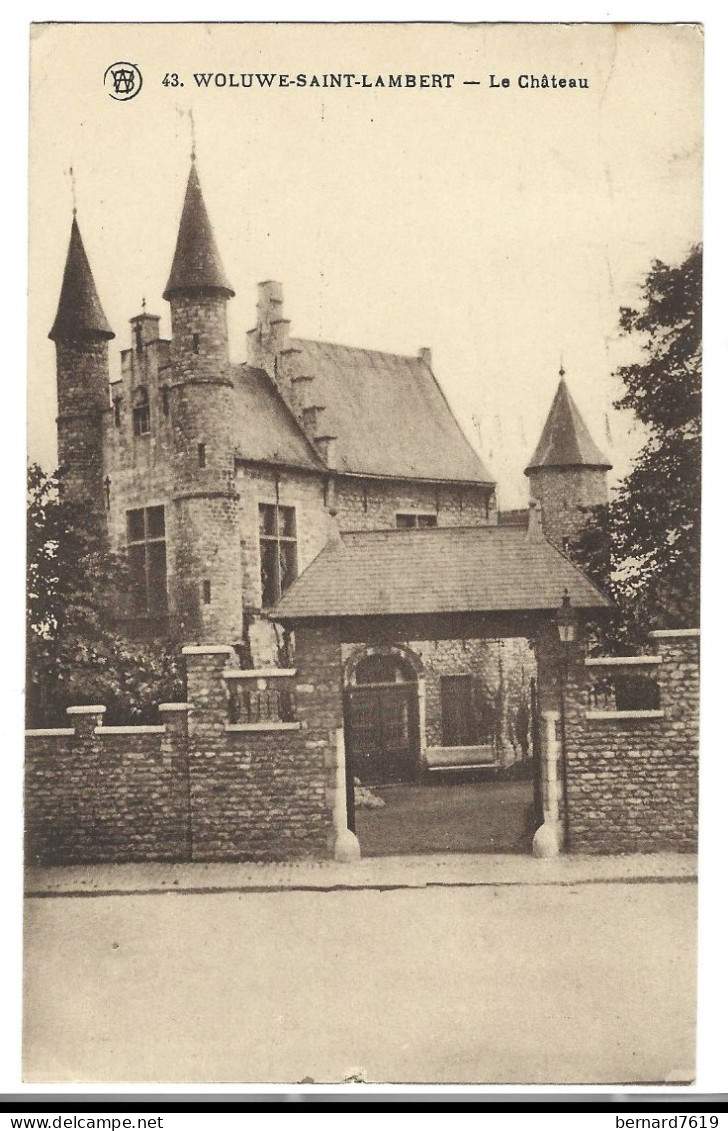 Belgique  - Woluwe  Saint Lambert  - Le Chateau - Voir Texte Verso - St-Lambrechts-Woluwe - Woluwe-St-Lambert