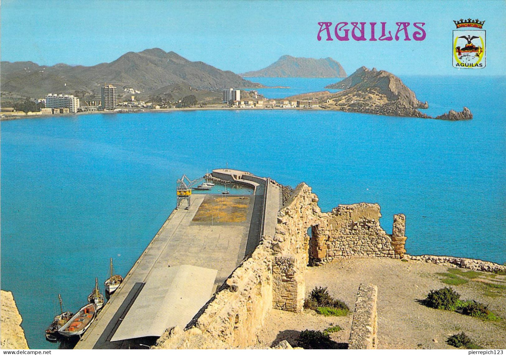 Aguilas - Vue Panoramique Du Château - Murcia