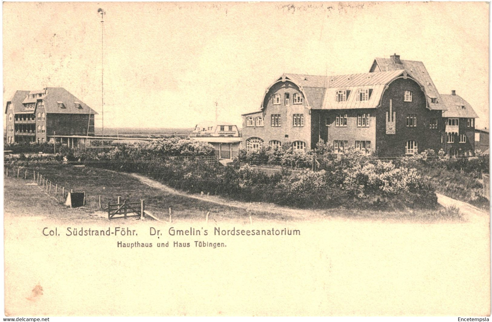 CPA Carte Postale Germany Col. Südstrand -Föhr Dr Gmelin's Nordseesanatorium 1908 VM74532ok - Föhr