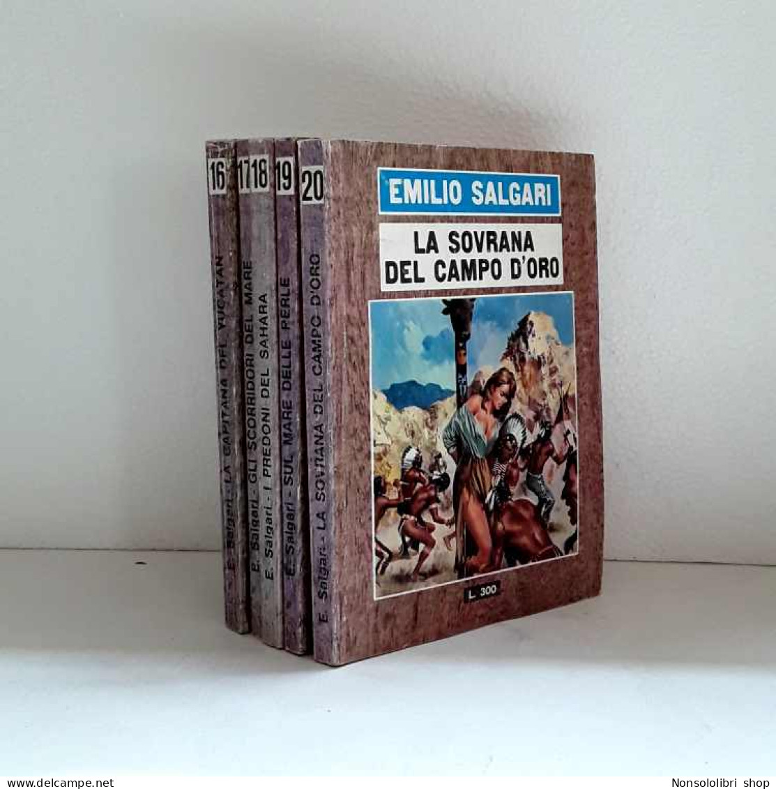 Collana Completa 30 Volumi Emilio Salgari - Gabbiano Editore Di Salgari Emilio - Other & Unclassified