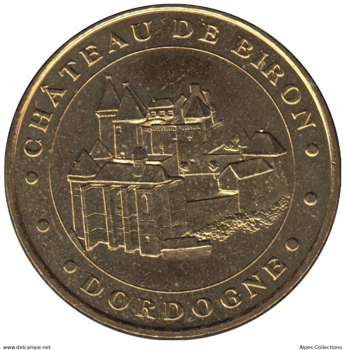 24-0072 - JETON TOURISTIQUE MDP - Château De Biron - Vue D'ensemble - 2006.1 - 2006