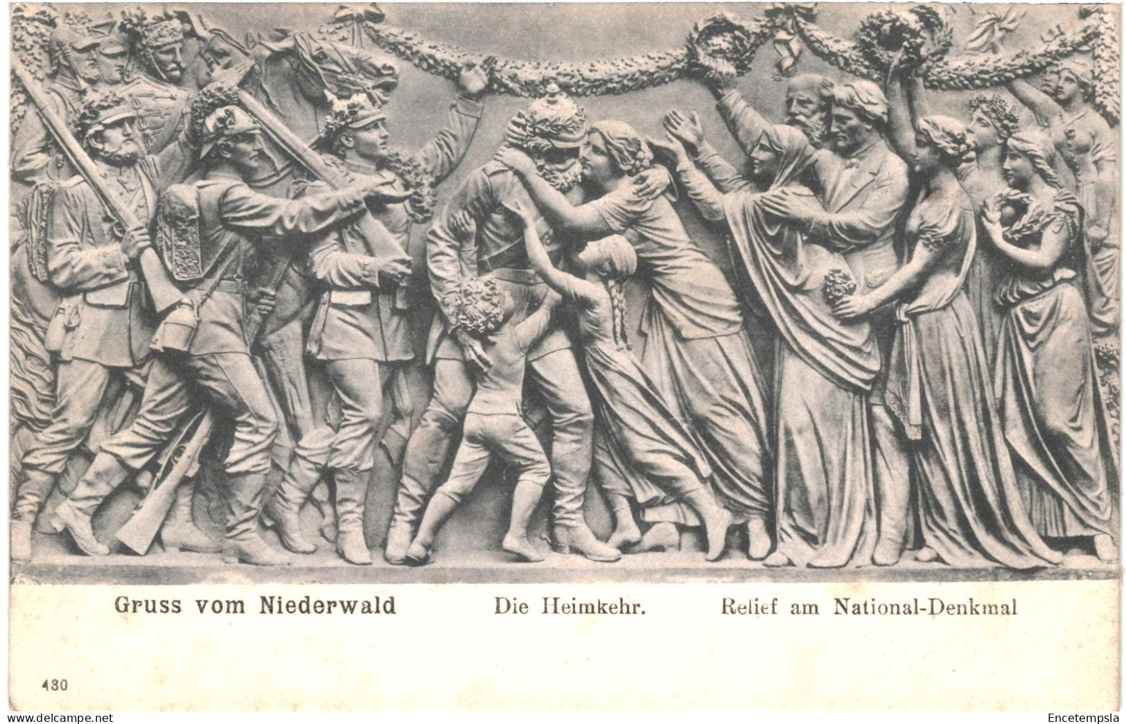 CPA Carte Postale Suisse Niederwald  Relief Am National Denkmal Début 1900 VM74535 - Niederwald