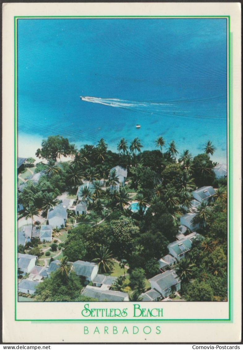 Settlers' Beach, Barbados, 1992 - Multi-Media Productions Postcard - Barbades