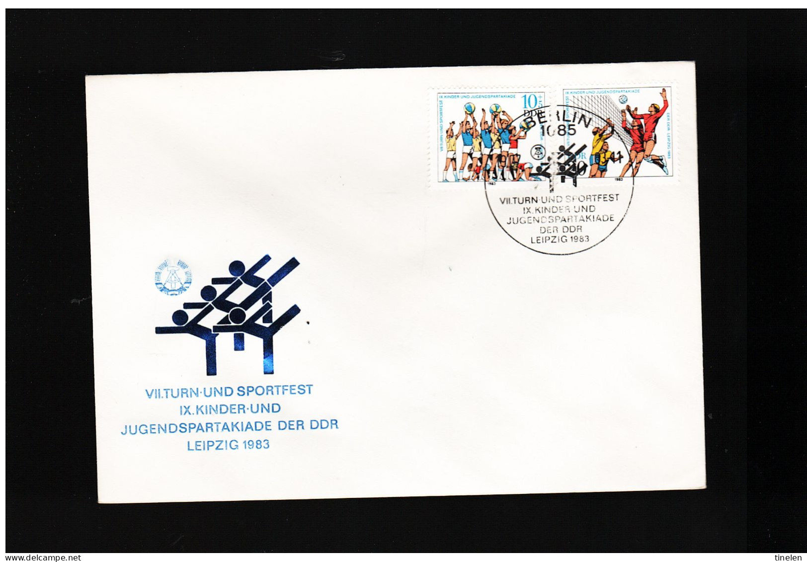 DDR - 19 7 1983 FDC KINDER UND JUGENDSPARTAKIADE -BERLIN- - 1981-1990