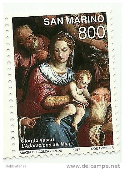 1997 - San Marino 1595 Quadro Del Vasari   ++++++ - Madonne