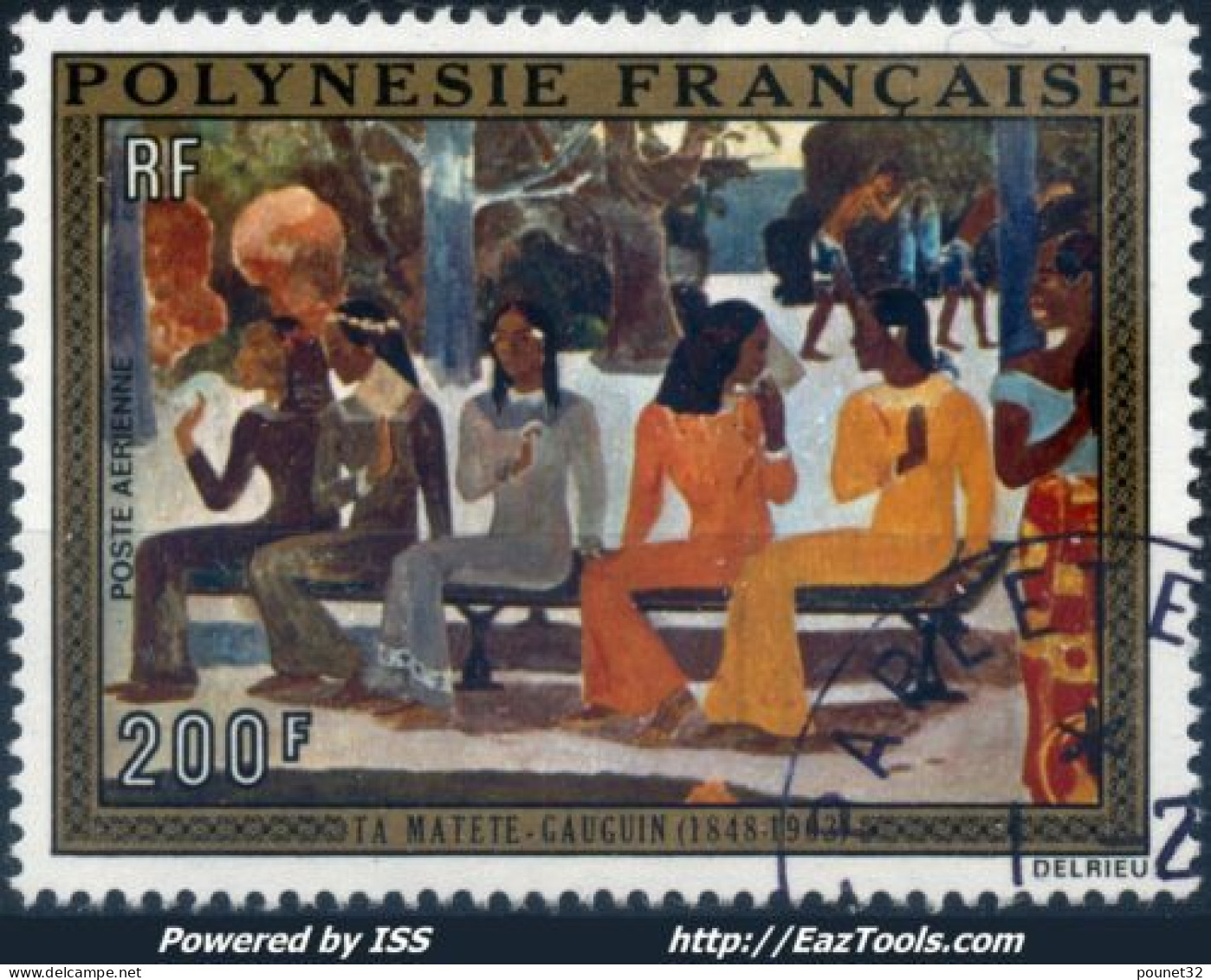 TIMBRE POLYNESIE FRANCAISE POSTE AERIENNE N° 75 AVEC OBLITERATION CHOISIE - Used Stamps