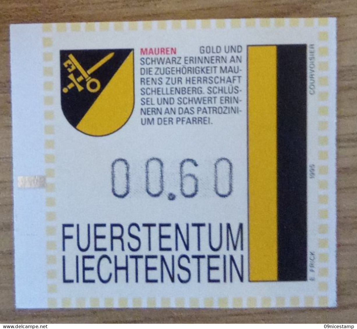 Liechtenstein, Slotmachine - Machine Labels [ATM]