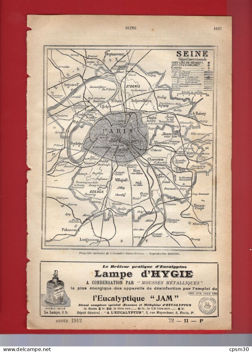 ANNUAIRE - 92 - Département Hauts-de-Seine GENNEVILLIERS Années 1905+1912+1913+1921+1932+1940+1947+1969 édition D-Bottin - Directorios Telefónicos