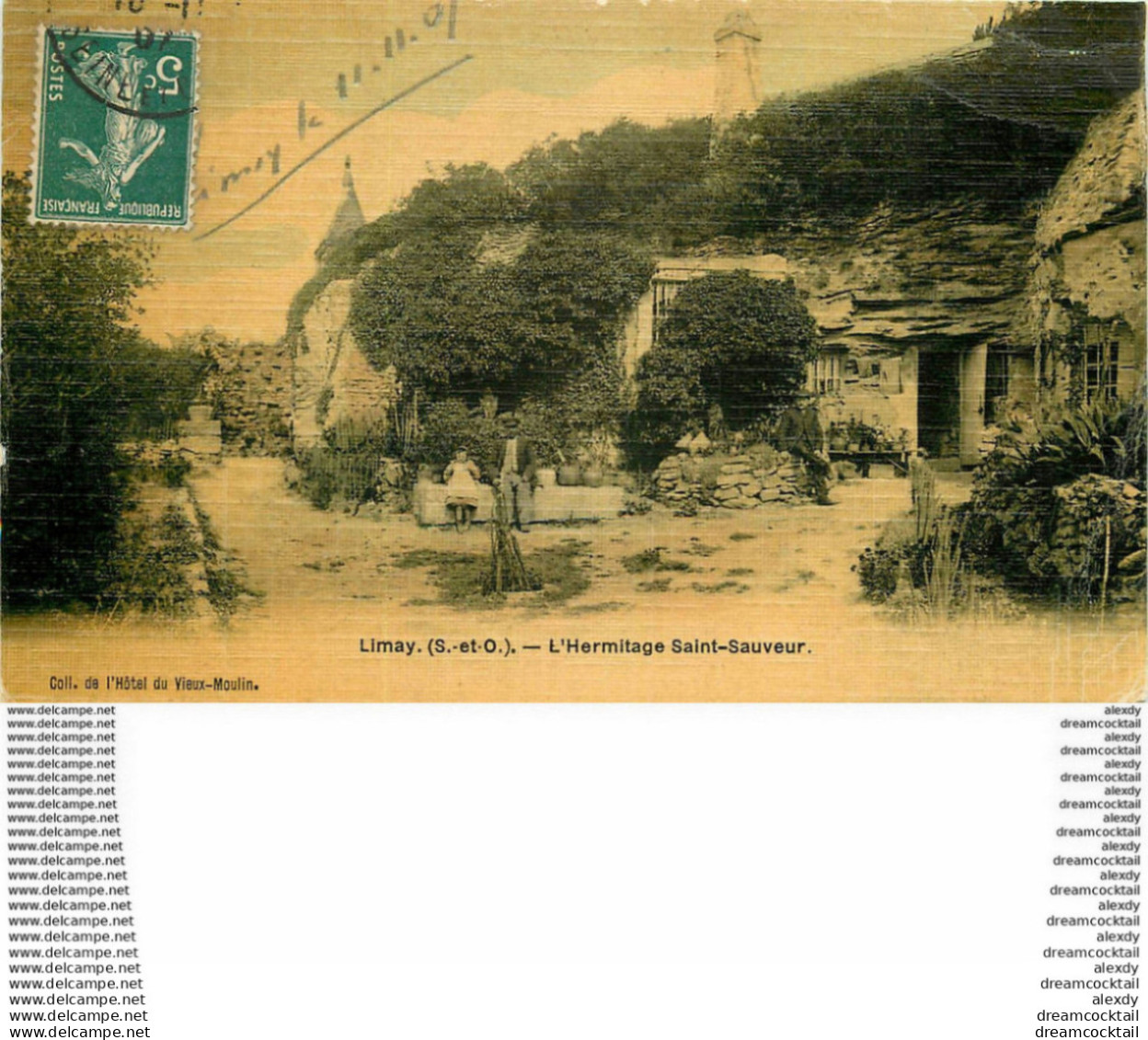 PHL 78 LIMAY. Hermitage Saint-Sauveur 1907 Carte Toilée - Limay