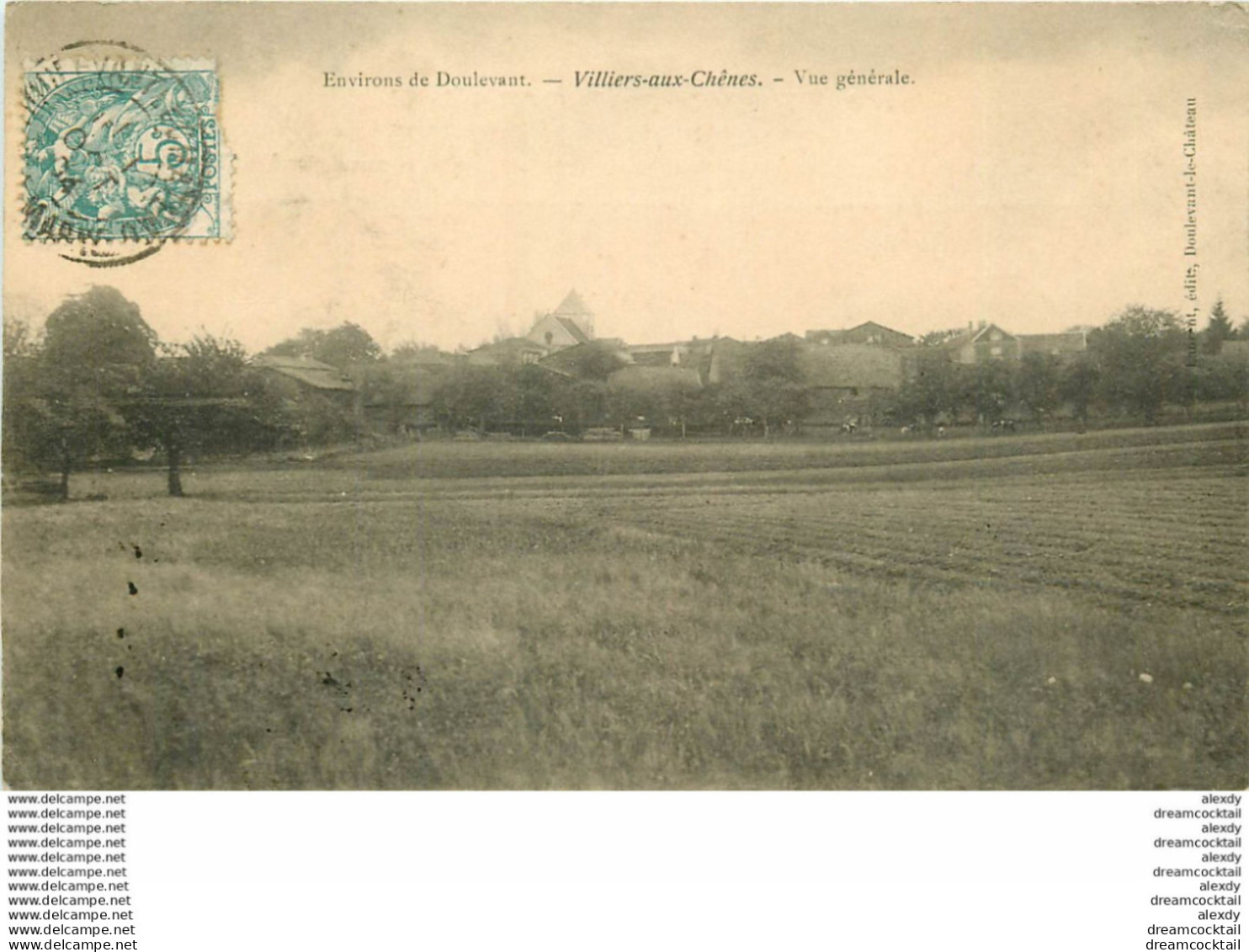 (D) 52 VILLIERS-AUX-CHÊNES. Le Village 1904 Environs De Doulevant - Doulevant-le-Château