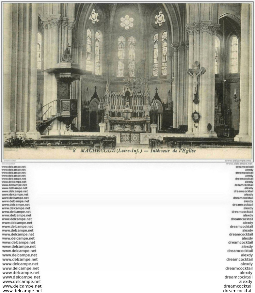 44 MACHECOUL. Eglise 1942 - Machecoul