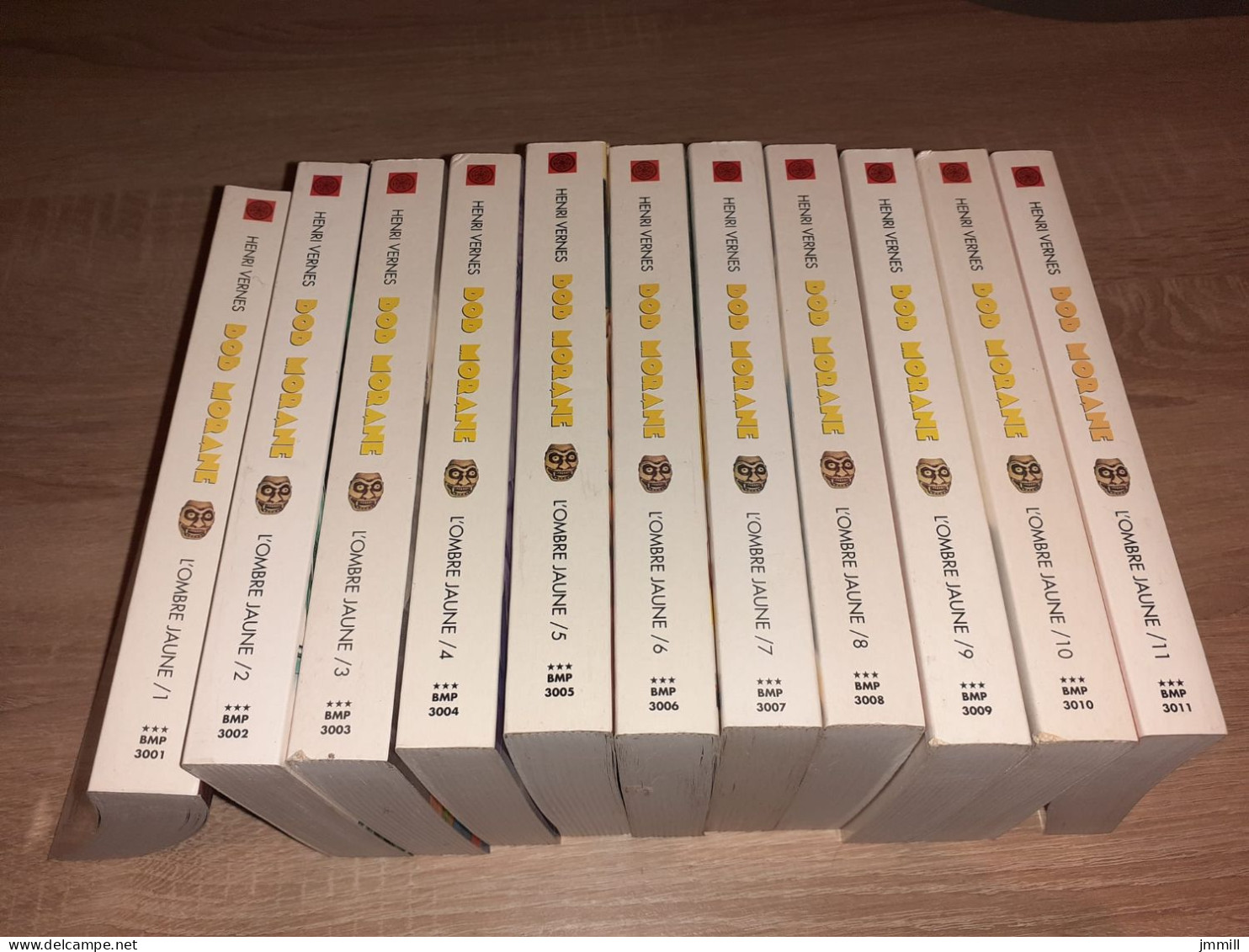 Bob Morane : Tout L Ombre Jaune, Série 3000 11 Volumes, Série Complète Dont Un Volume Avec Dedicace Frank Leclercq - Aventure