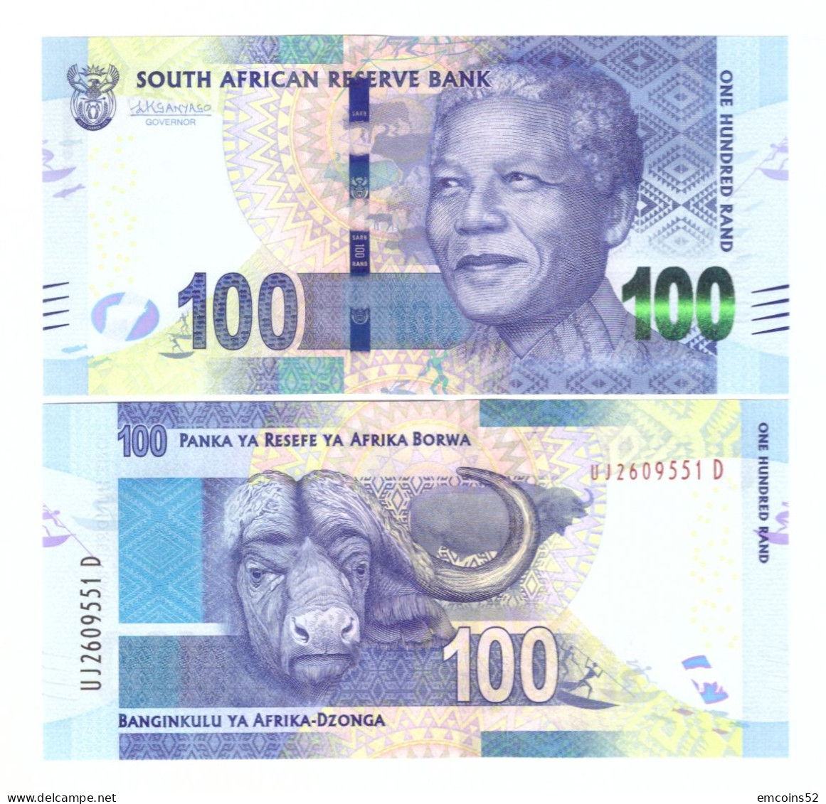 SOUTH AFRICA 100 RAND ND/2013/2016 P-141b UNC - South Africa
