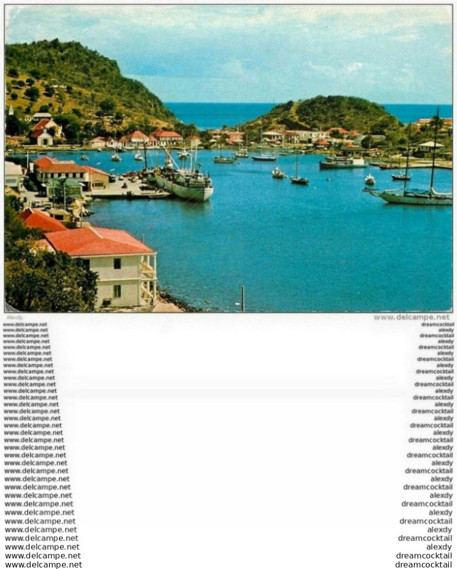 Photo Cpsm Cpm GUADELOUPE. Port De Gustavia. Timbrée Mais Carte Vierge - Saint Barthelemy