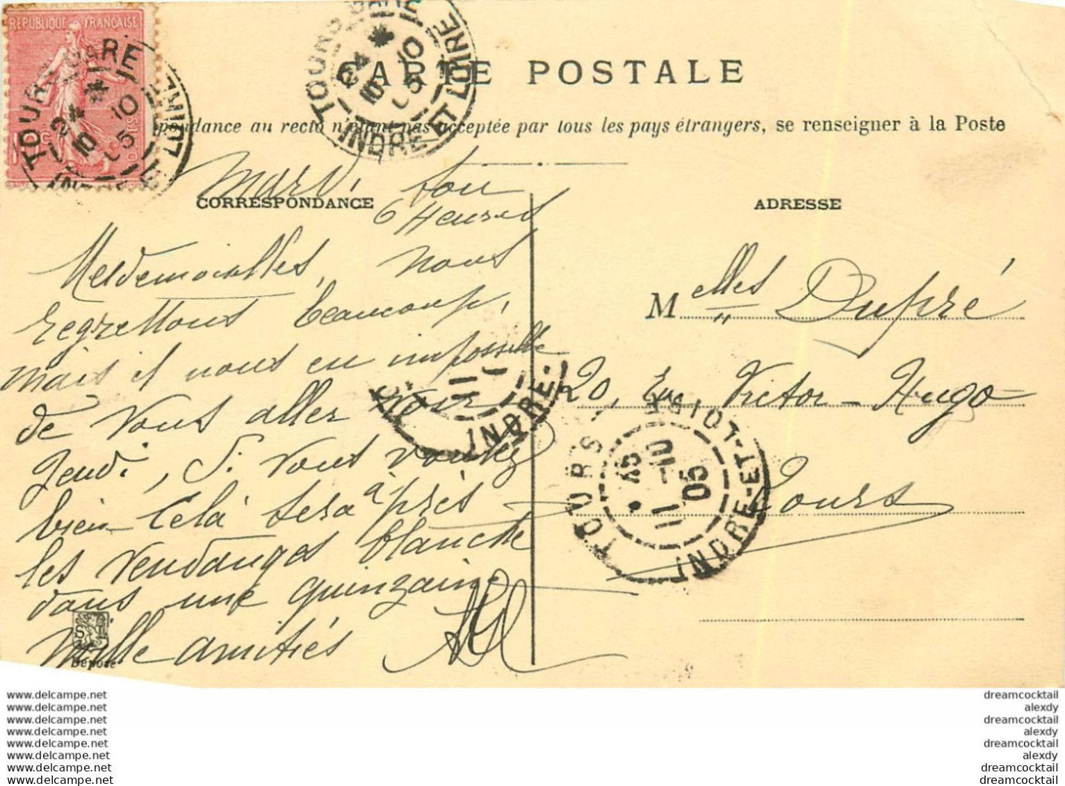 (D) 37 BEAUMONT 1905 - Beaumont-la-Ronce