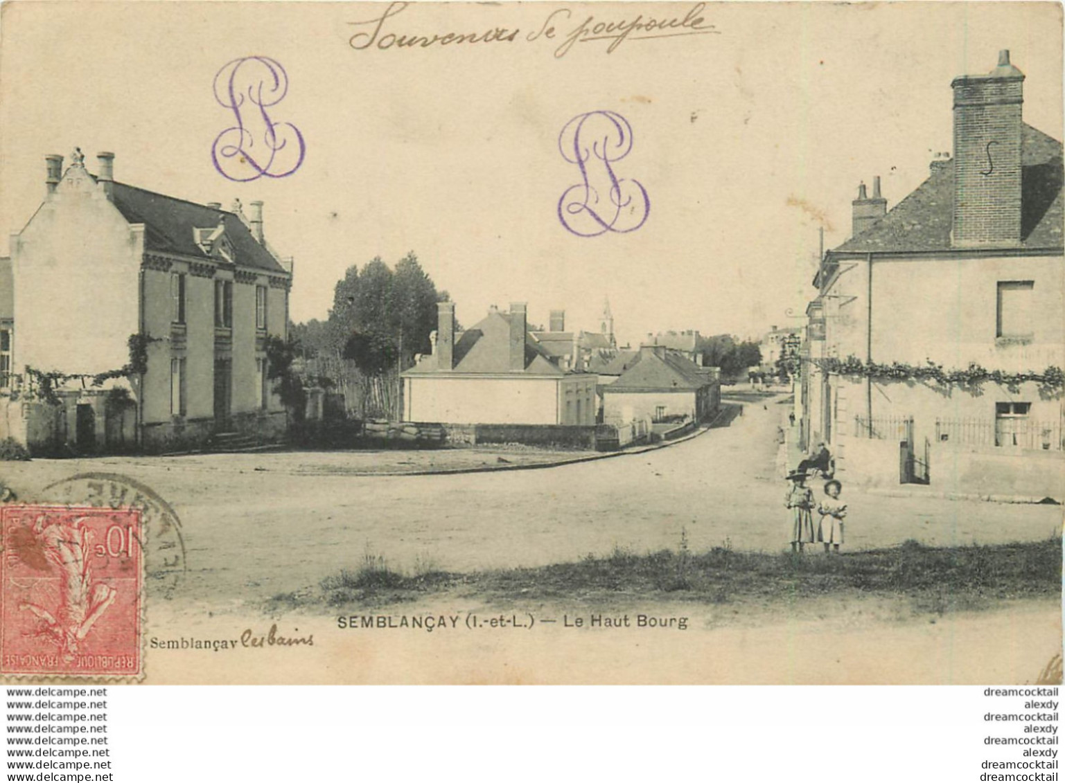 37 SEMBLANCAY. Le Haut Bourg 1905 - Semblançay