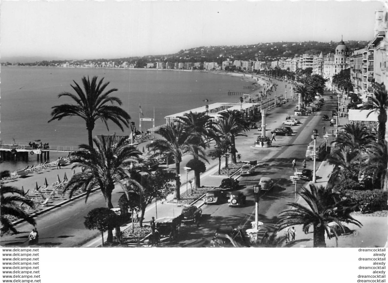 (MI) 3 Photo Cpsm Petits Formats 06 NICE. Cueillette Des Oeillets Et Promenade Des Anglais 1955-56-57 - Lots, Séries, Collections