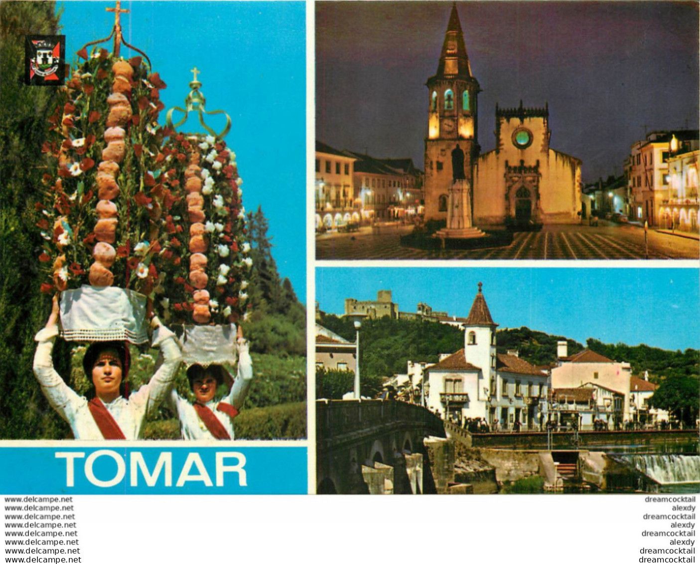 (MI)  6 photo cpsm grand format PORTUGAL. Fatima, Nazaré, Ciudad Rodrigo, Sintra, Tomar & Cascais
