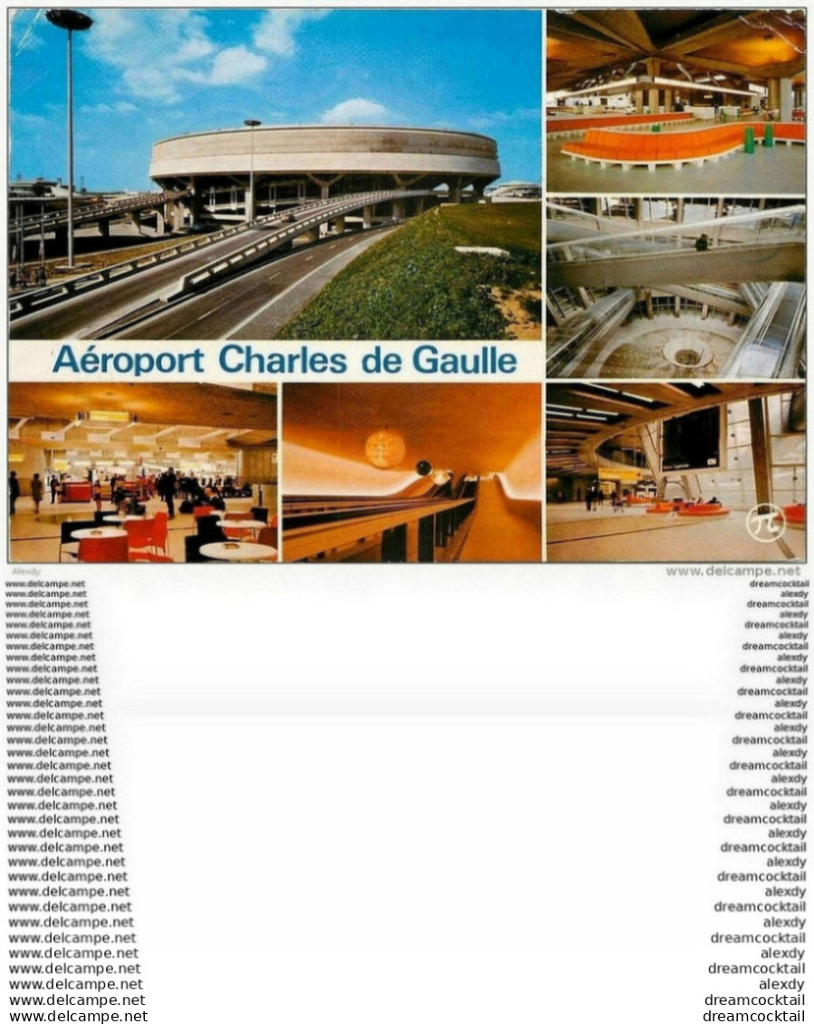 Photo Cpsm Cpm 95 ROISSY-EN-FRANCE. Aéroport Charles De Gaulle. De Villepinte 1987 - Roissy En France