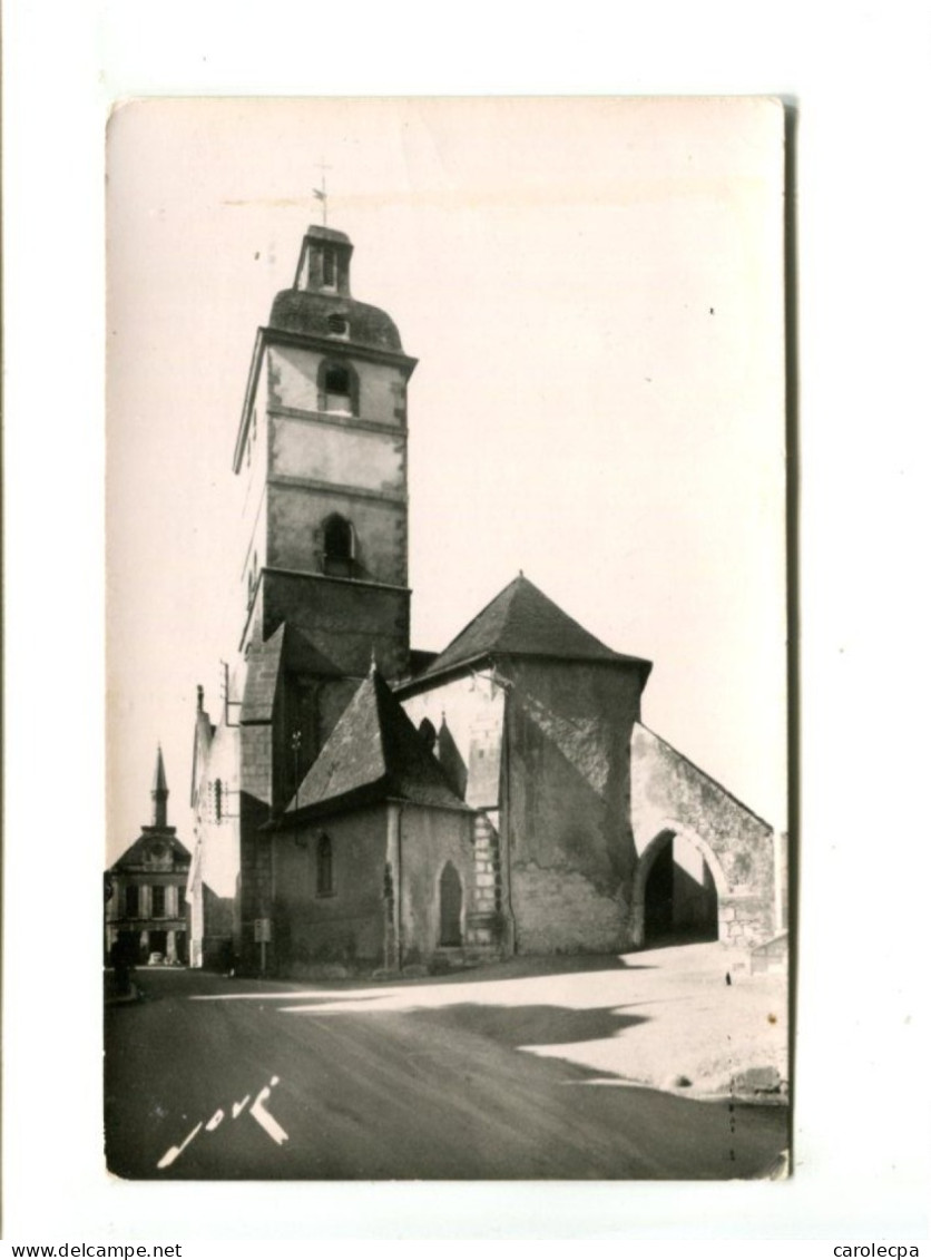 CP - ARUDY (64) - L'église Et La Porte St Germain La Nef Au Fond La Mairie Et Son Clocheton - Arudy