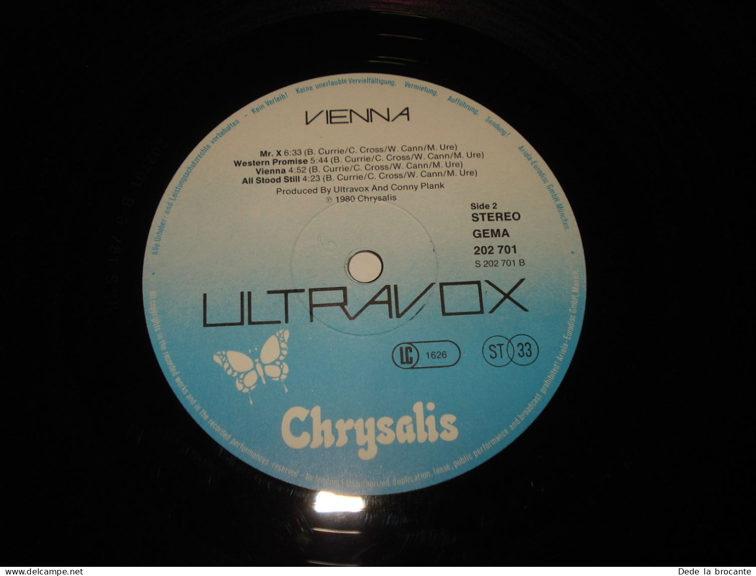 B12 / Ultravox – Vienna – LP - Chrysalis – 202 701-320 - Germany 1980  NM/VG - Nueva Era (New Age)