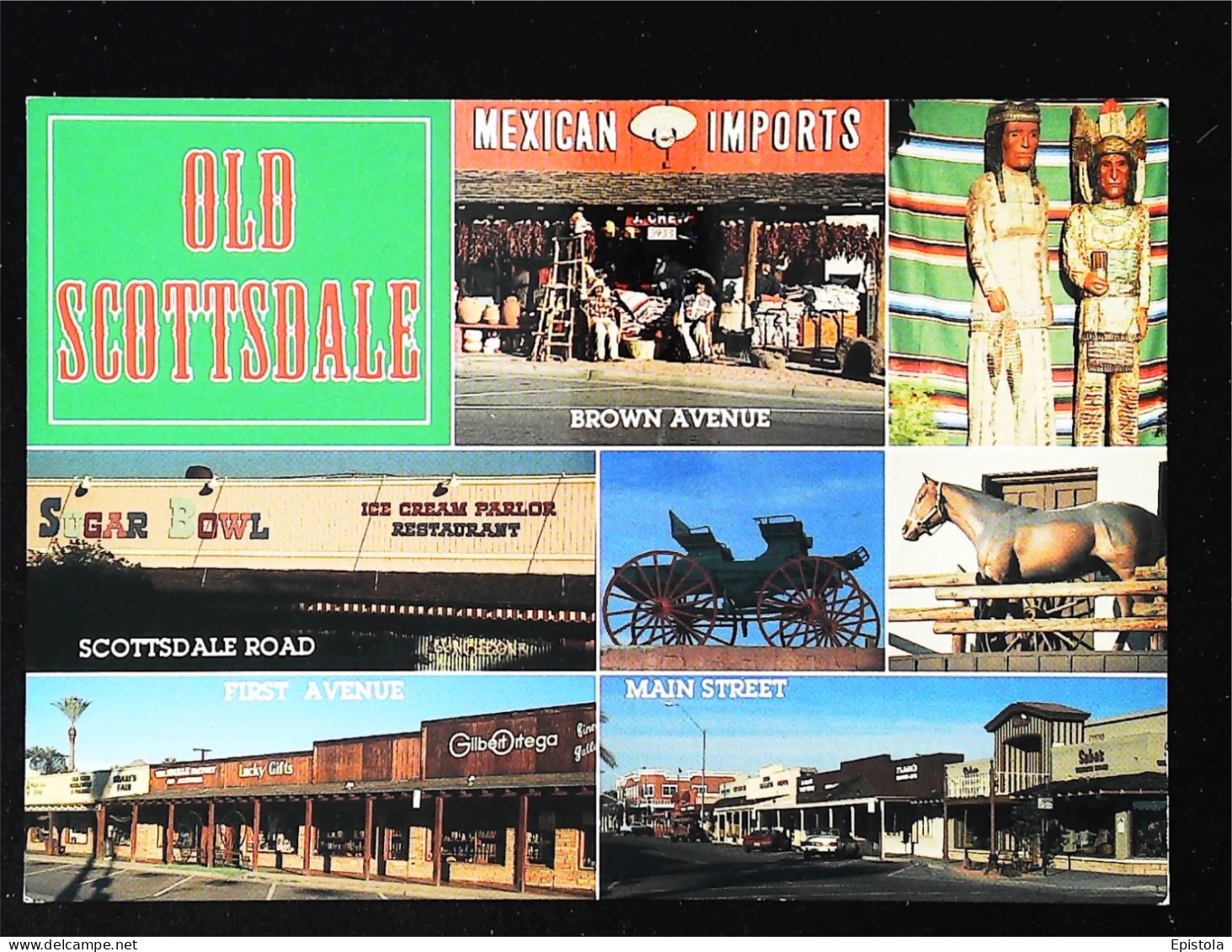 ► Greetings From Old Scottsdale, Main Street Arizona - Scottsdale