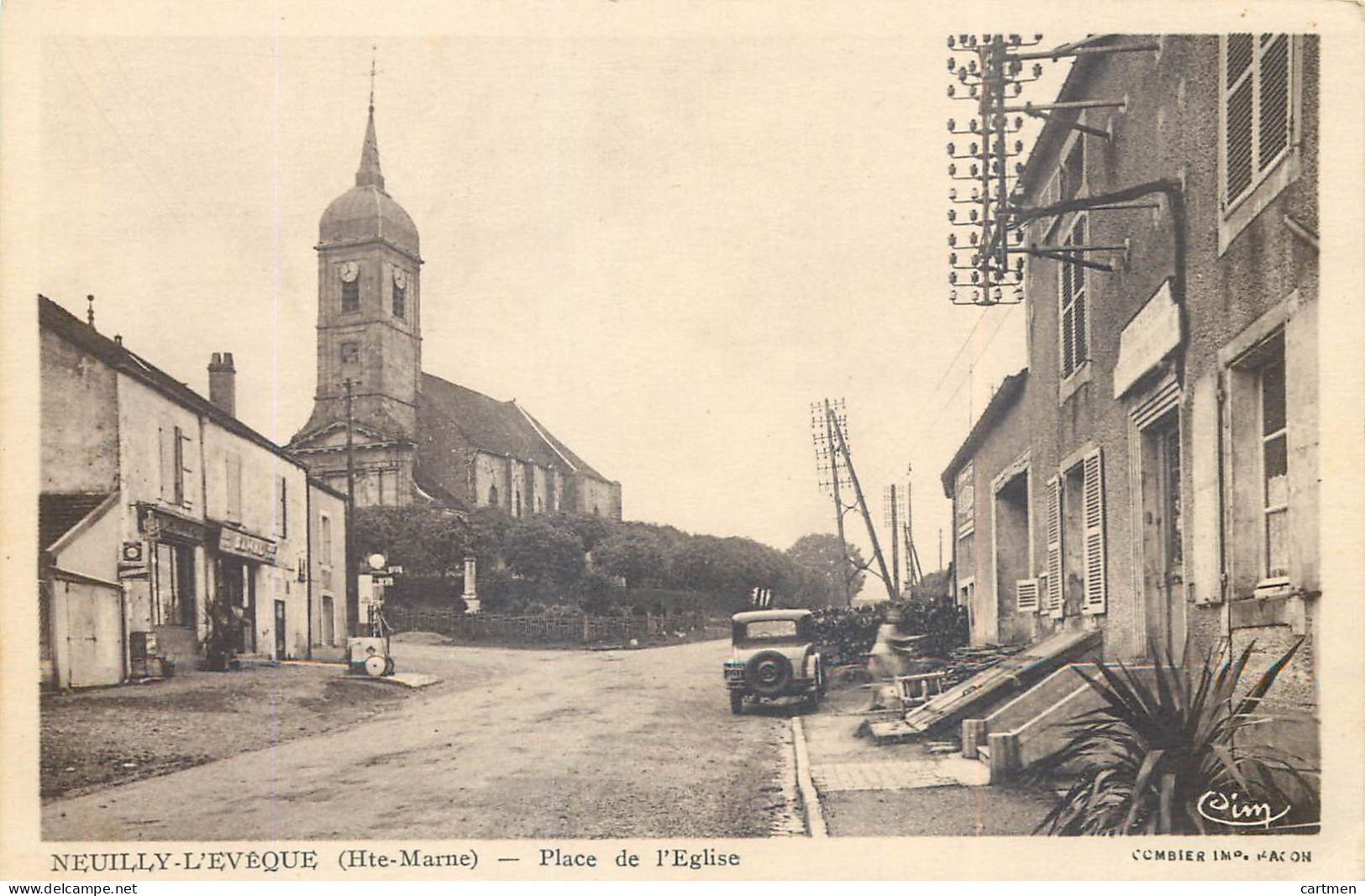 52 NEUILLY L'EVEQUE PLACE DE L'EGLISE - Neuilly L'Eveque