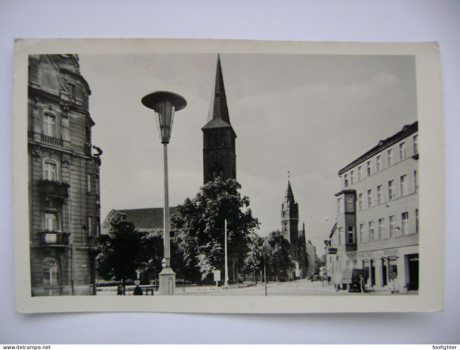 Berlin - Köpenick - Freiheit, Blick Zum Rathaus, Kirche - (Echte Photographie) - 1950s - Koepenick