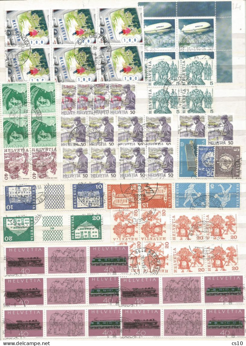 SUISSE scarce 12 scans lot with NON Issued SION 2006 Winter Olympics + Frama Atm Stamps Labels Tete-Beche P.Due Variety