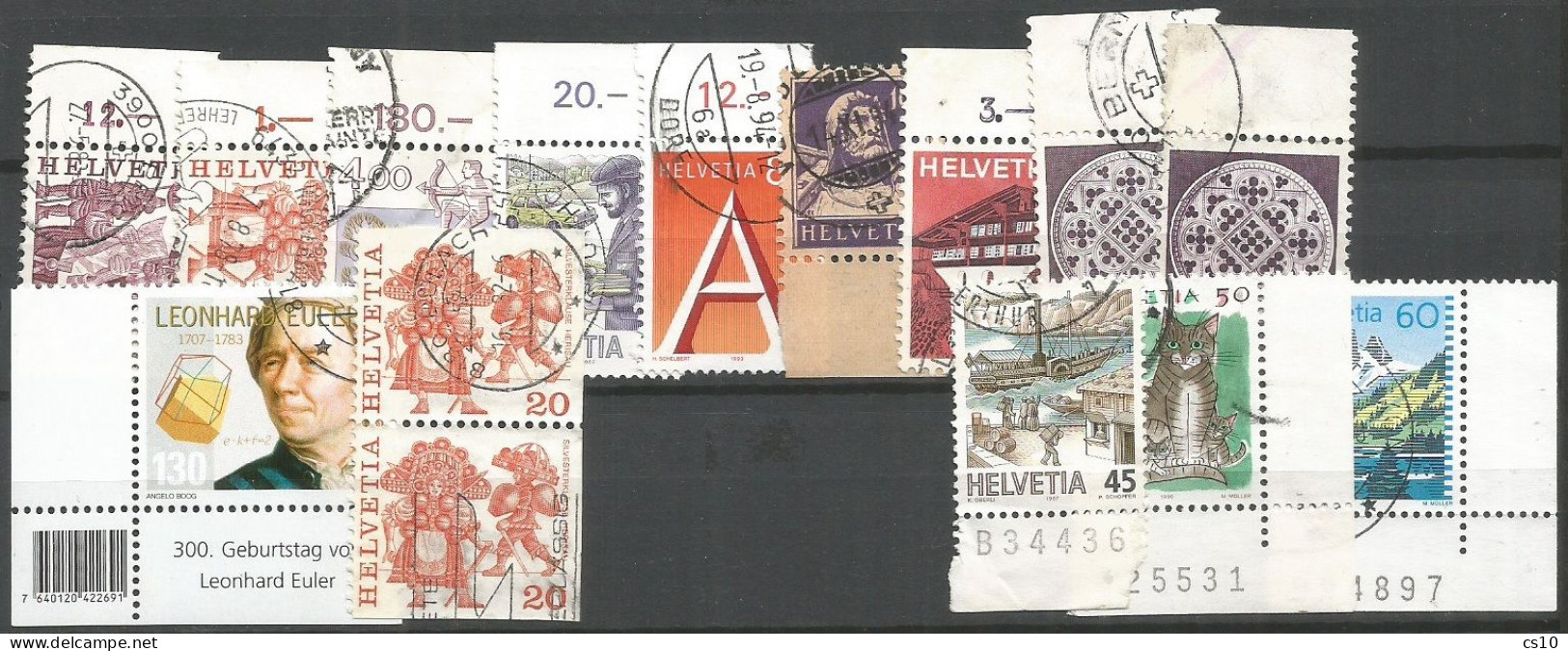 SUISSE scarce 12 scans lot with NON Issued SION 2006 Winter Olympics + Frama Atm Stamps Labels Tete-Beche P.Due Variety